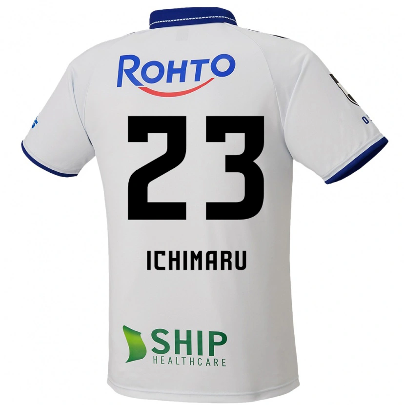 Danxen Kinderen Mizuki Ichimaru #23 Wit Blauw Zwart Uitshirt Uittenue 2025/26 T-Shirt