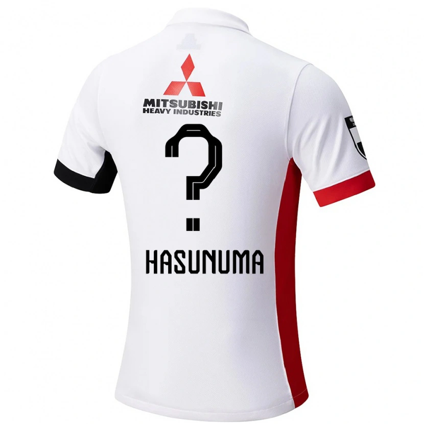 Danxen Kinderen Shunsuke Hasunuma #0 Wit Zwart Uitshirt Uittenue 2025/26 T-Shirt