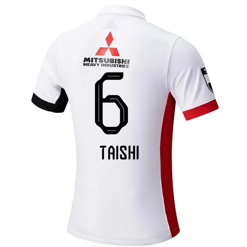Danxen Kinderen Taishi Matsumoto #6 Wit Zwart Uitshirt Uittenue 2025/26 T-Shirt