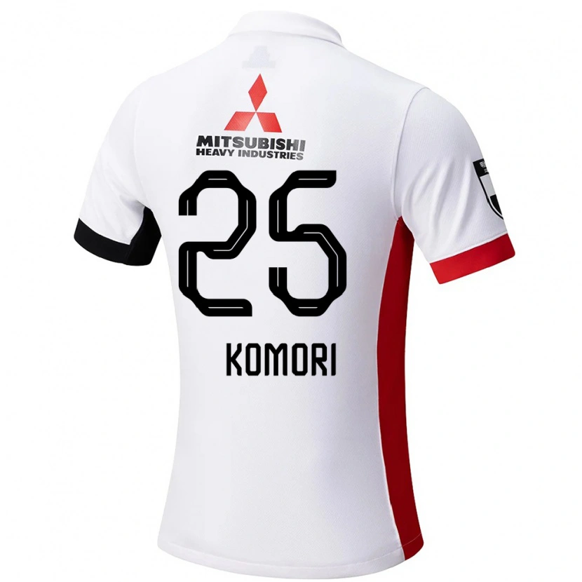 Danxen Kinderen Haruki Komori #25 Wit Zwart Uitshirt Uittenue 2025/26 T-Shirt