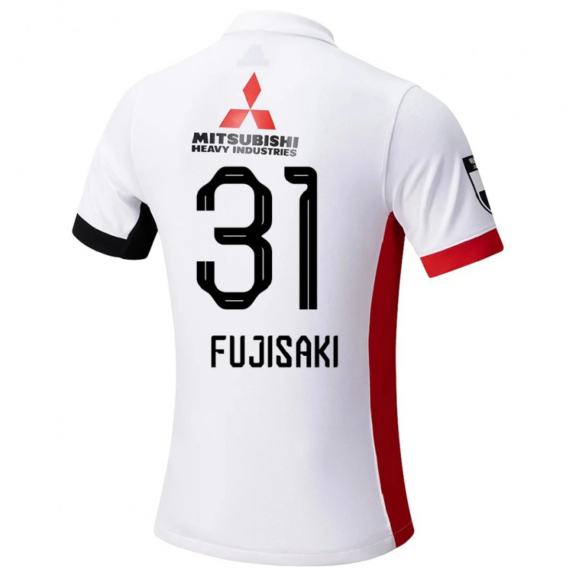 Danxen Kinderen Satoko Fujisaki #31 Wit Zwart Uitshirt Uittenue 2025/26 T-Shirt