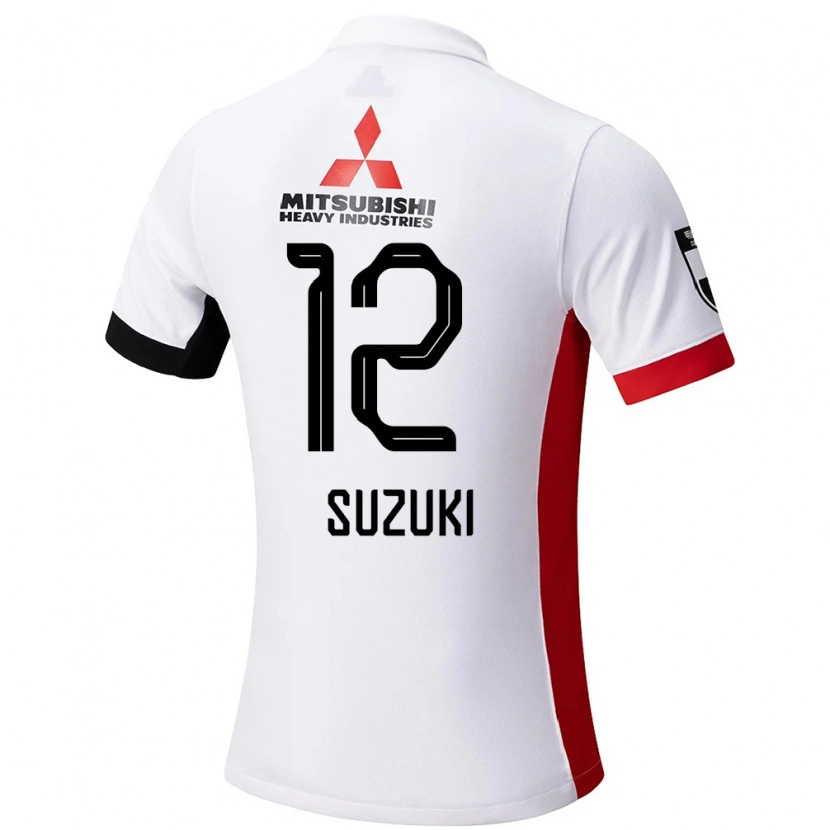 Danxen Kinderen Zion Suzuki #12 Wit Zwart Uitshirt Uittenue 2025/26 T-Shirt