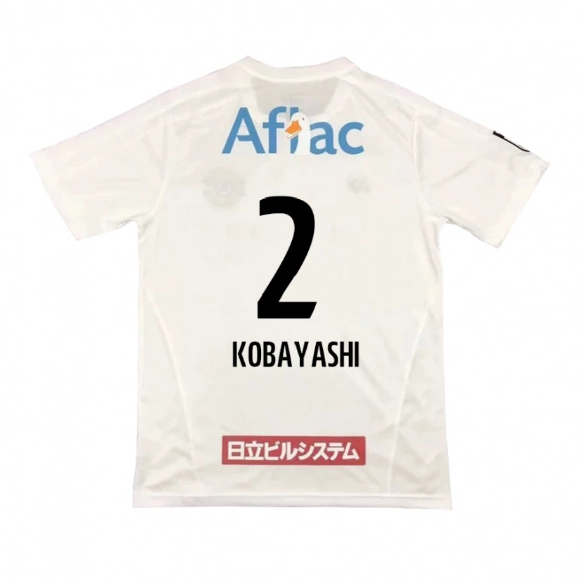 Danxen Kinderen Kensei Kobayashi #2 Lichtgrijs Beige Uitshirt Uittenue 2025/26 T-Shirt