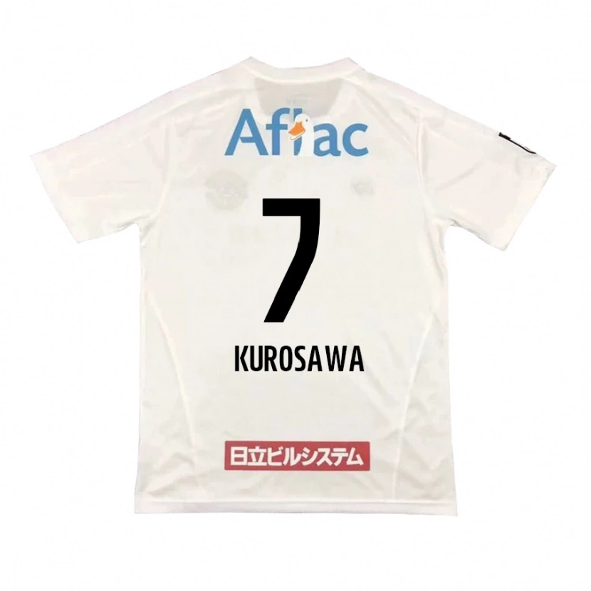 Danxen Kinderen Shido Kurosawa #7 Lichtgrijs Beige Uitshirt Uittenue 2025/26 T-Shirt