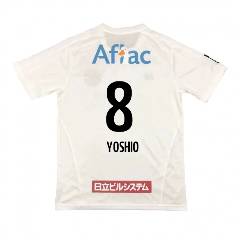 Danxen Kinderen Yoshio Koizumi #8 Lichtgrijs Beige Uitshirt Uittenue 2025/26 T-Shirt