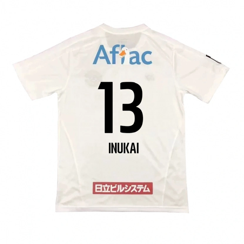 Danxen Kinderen Tomoya Inukai #13 Lichtgrijs Beige Uitshirt Uittenue 2025/26 T-Shirt