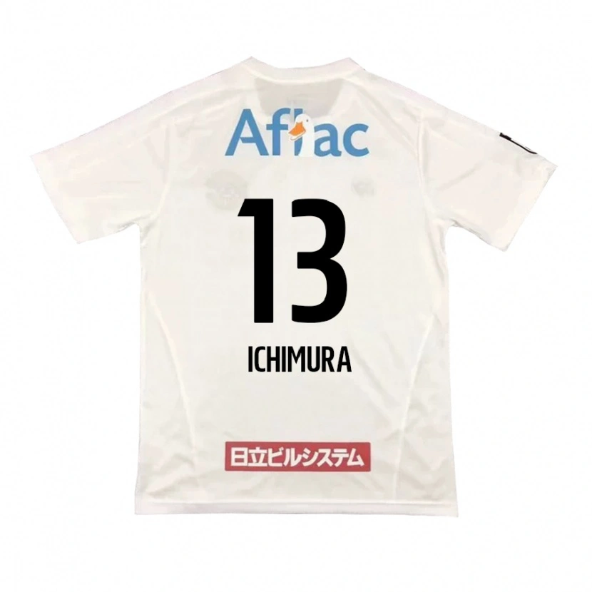 Danxen Kinderen Ken Ichimura #13 Lichtgrijs Beige Uitshirt Uittenue 2025/26 T-Shirt