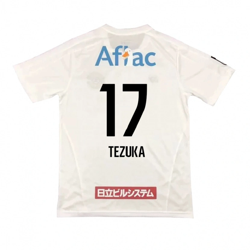 Danxen Kinderen Kohei Tezuka #17 Lichtgrijs Beige Uitshirt Uittenue 2025/26 T-Shirt