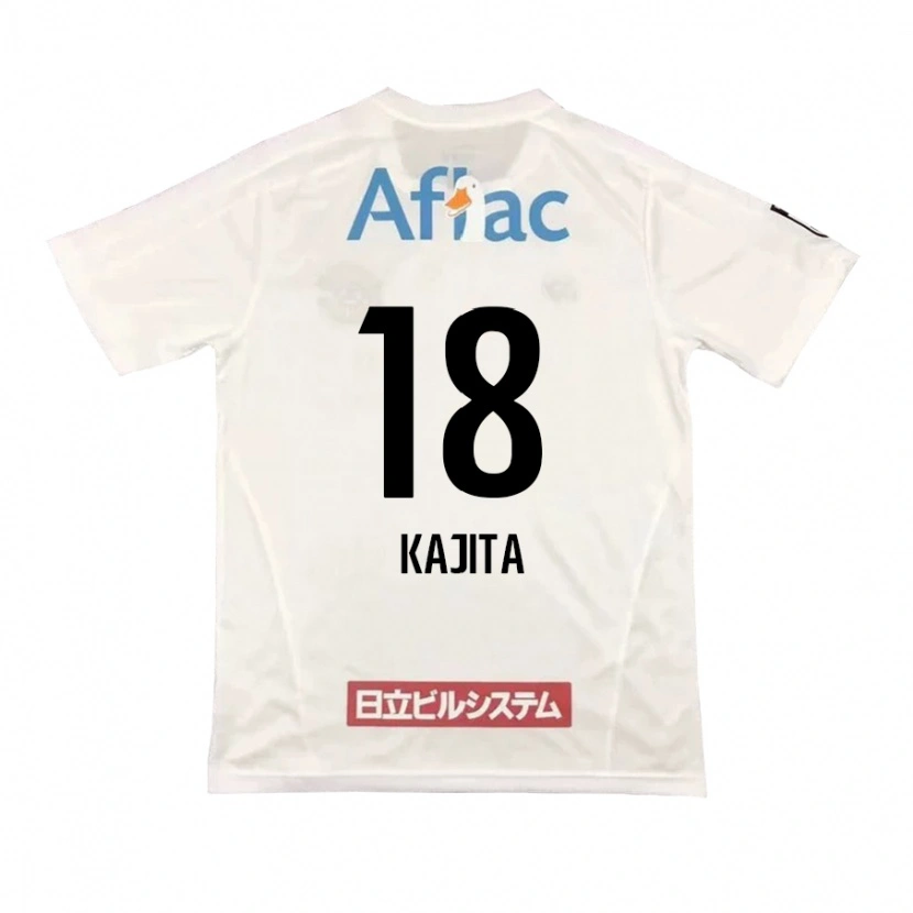 Danxen Kinderen Kento Kajita #18 Lichtgrijs Beige Uitshirt Uittenue 2025/26 T-Shirt