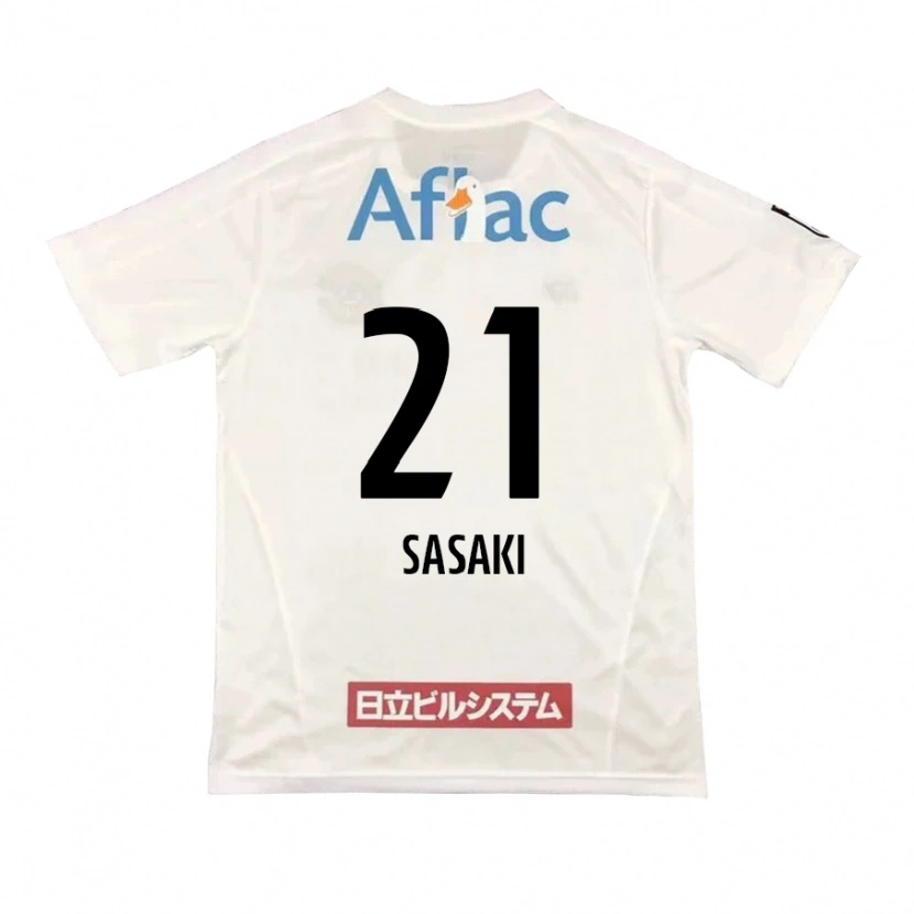 Danxen Kinderen Masato Sasaki #21 Lichtgrijs Beige Uitshirt Uittenue 2025/26 T-Shirt