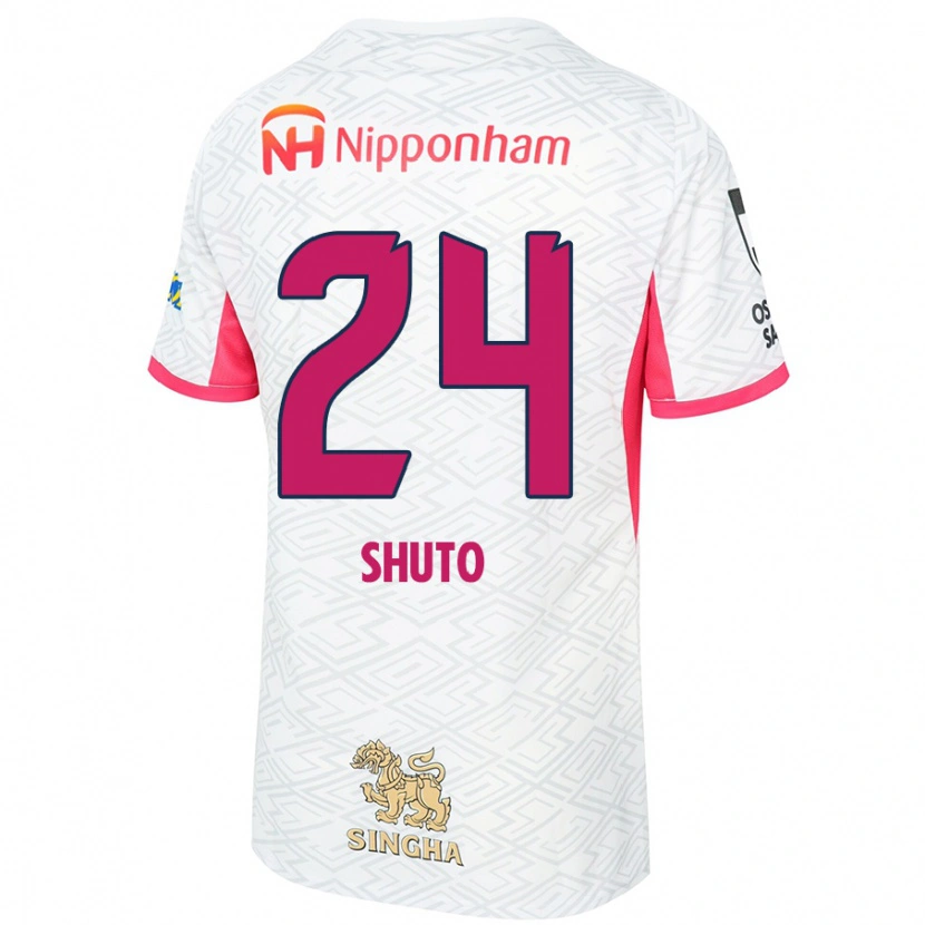 Danxen Kinderen Nozomi Shuto #24 Wit Sakura Roze Uitshirt Uittenue 2025/26 T-Shirt