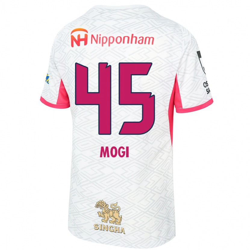 Danxen Kinderen Shu Mogi #45 Wit Sakura Roze Uitshirt Uittenue 2025/26 T-Shirt