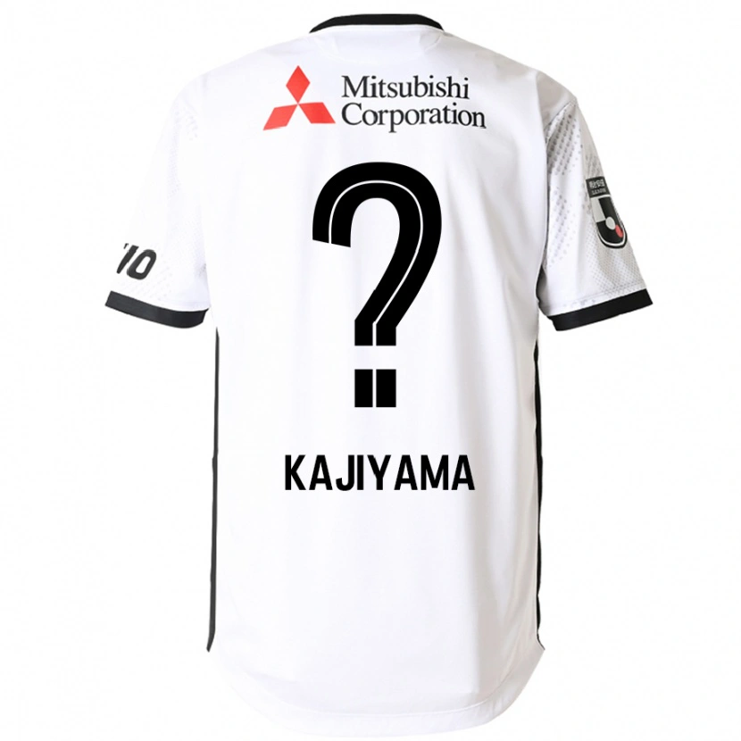 Danxen Kinderen Rento Kajiyama #0 Wit Zwart Uitshirt Uittenue 2025/26 T-Shirt