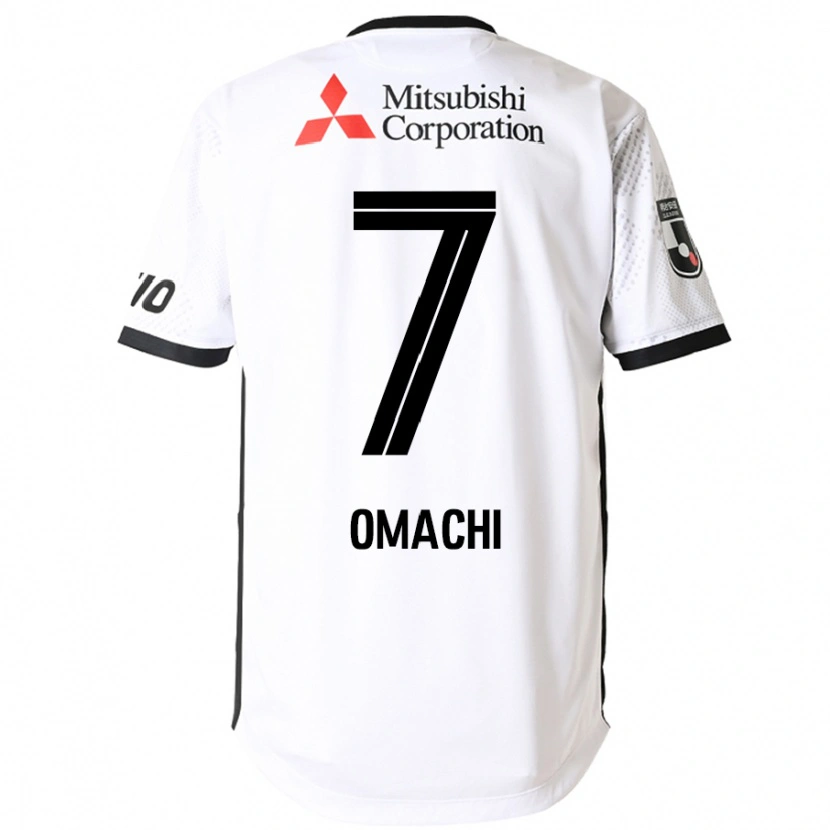 Danxen Kinderen Hyugo Omachi #7 Wit Zwart Uitshirt Uittenue 2025/26 T-Shirt