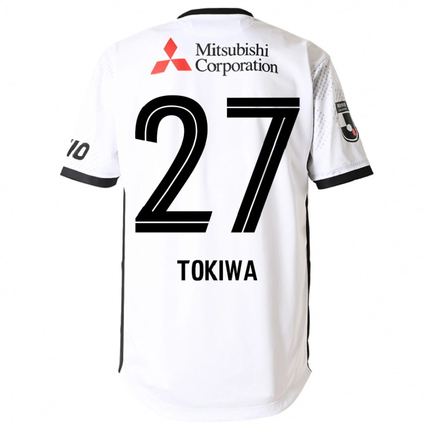 Danxen Kinderen Kyota Tokiwa #27 Wit Zwart Uitshirt Uittenue 2025/26 T-Shirt
