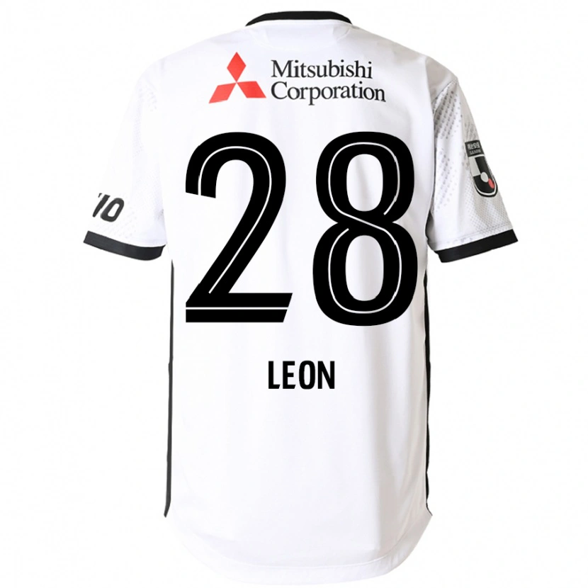 Danxen Kinderen Leon Nozawa #28 Wit Zwart Uitshirt Uittenue 2025/26 T-Shirt