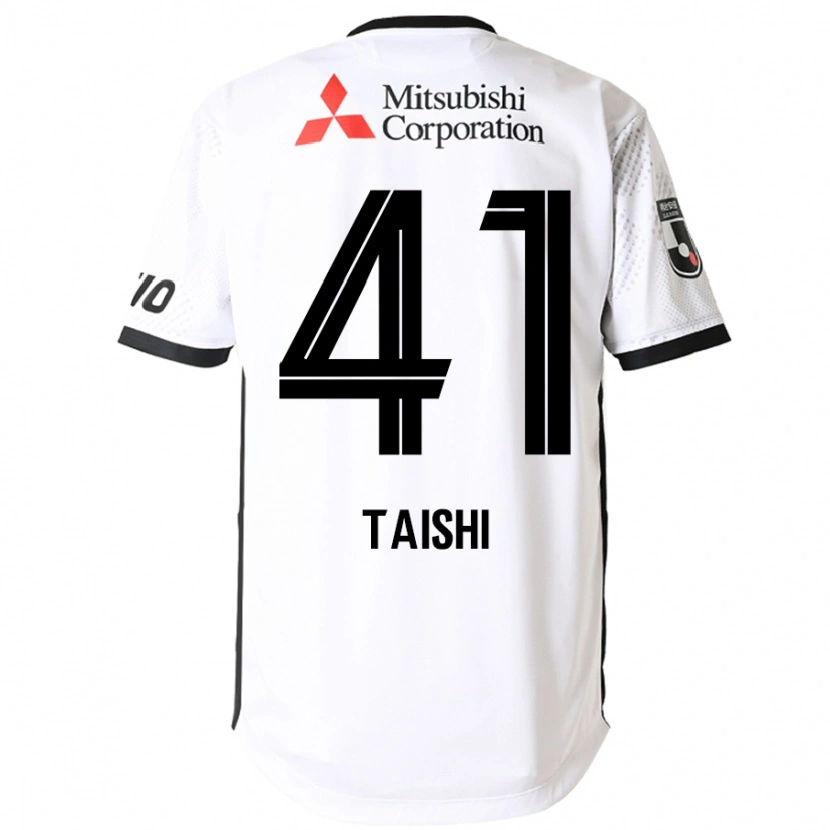 Danxen Kinderen Taishi Brandon Nozawa #41 Wit Zwart Uitshirt Uittenue 2025/26 T-Shirt