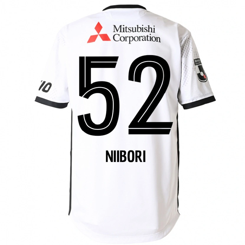 Danxen Kinderen Keita Niibori #52 Wit Zwart Uitshirt Uittenue 2025/26 T-Shirt