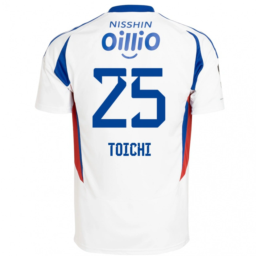 Danxen Kinderen Toichi Suzuki #25 Wit Koningsblauw Uitshirt Uittenue 2025/26 T-Shirt