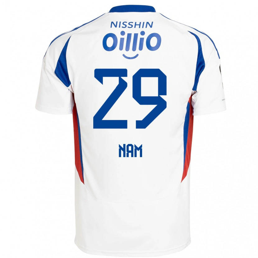 Danxen Kinderen Tae-Hee Nam #29 Wit Koningsblauw Uitshirt Uittenue 2025/26 T-Shirt