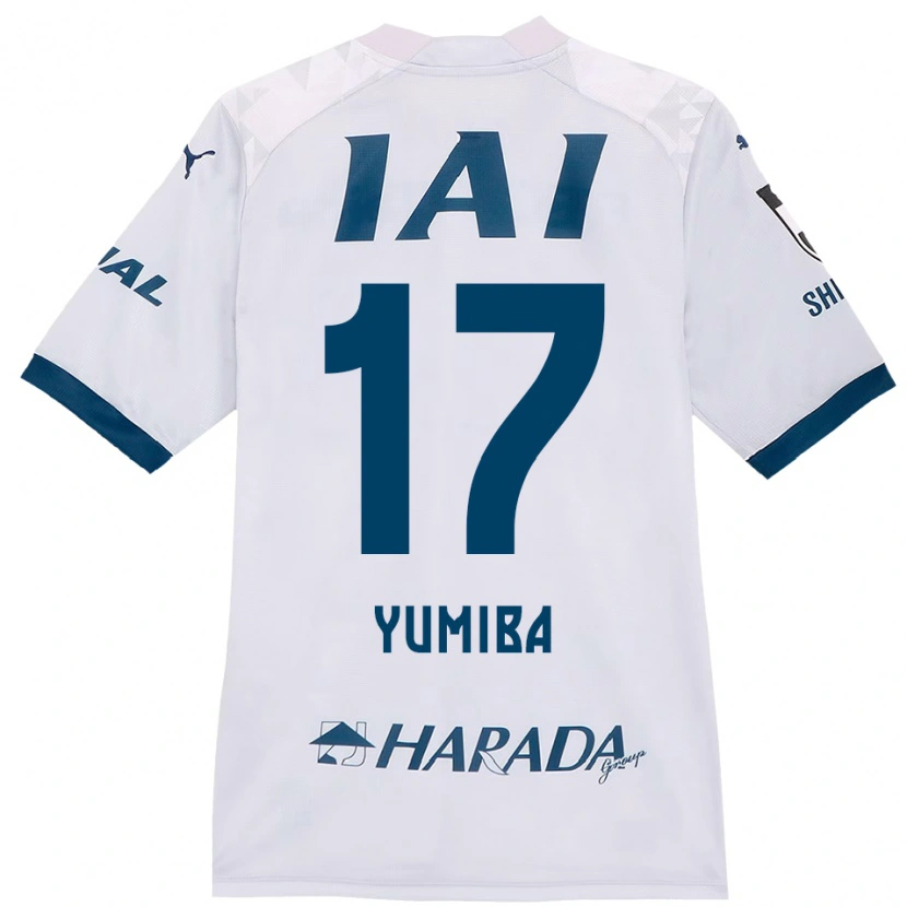 Danxen Kinderen Masaki Yumiba #17 Wit Koningsblauw Uitshirt Uittenue 2025/26 T-Shirt