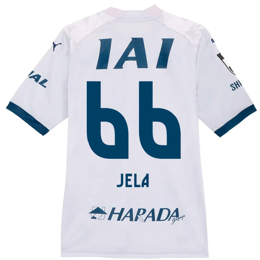 Danxen Kinderen Jelani Reshaun Sumiyoshi #66 Wit Koningsblauw Uitshirt Uittenue 2025/26 T-Shirt