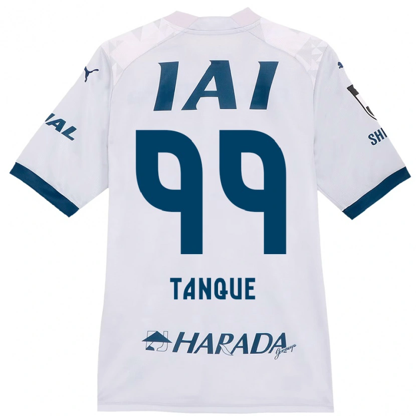 Danxen Kinderen Douglas Tanque #99 Wit Koningsblauw Uitshirt Uittenue 2025/26 T-Shirt
