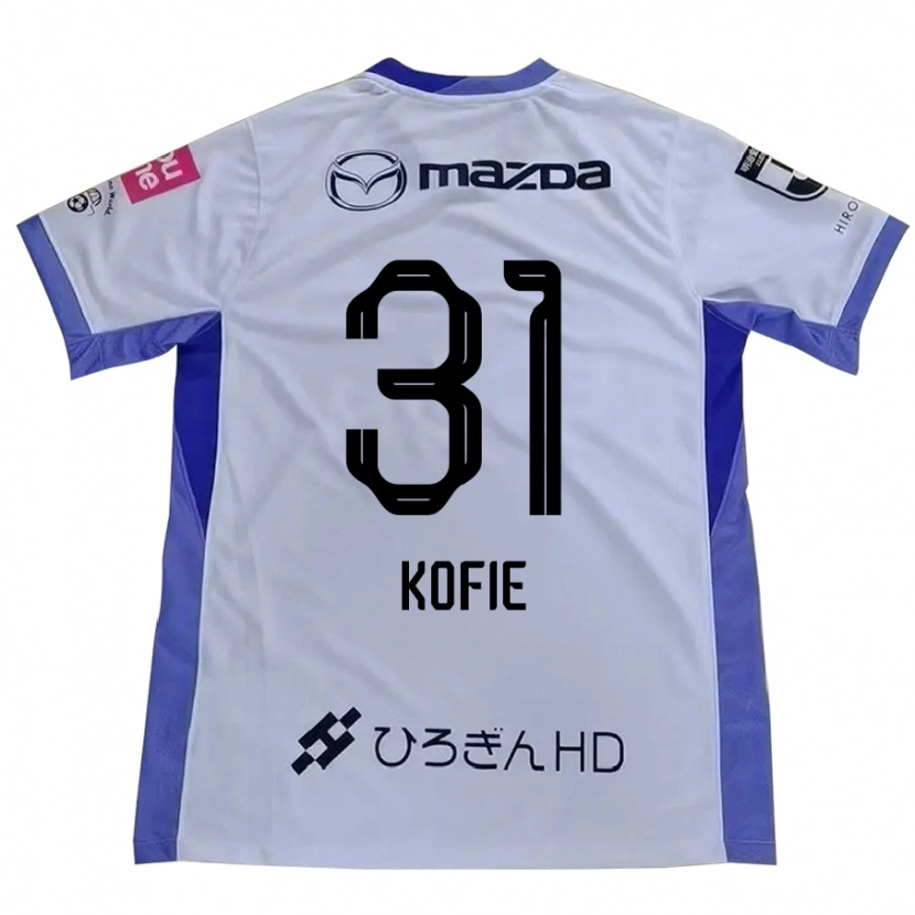 Danxen Kinderen Shota Kofie #31 Wit Oranje Uitshirt Uittenue 2025/26 T-Shirt