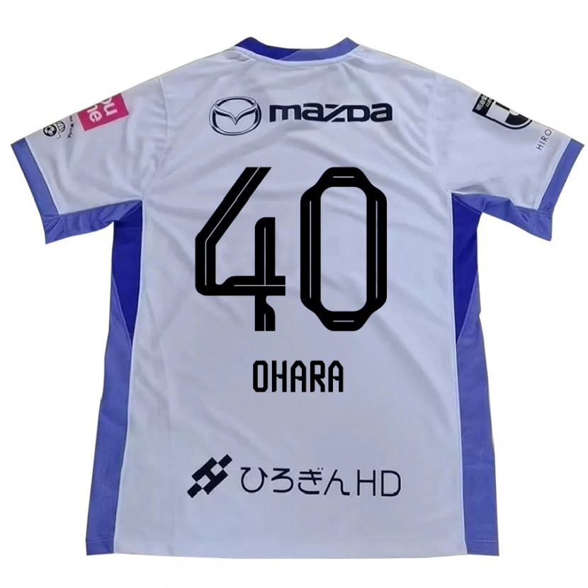Danxen Kinderen Motoki Ohara #40 Wit Oranje Uitshirt Uittenue 2025/26 T-Shirt