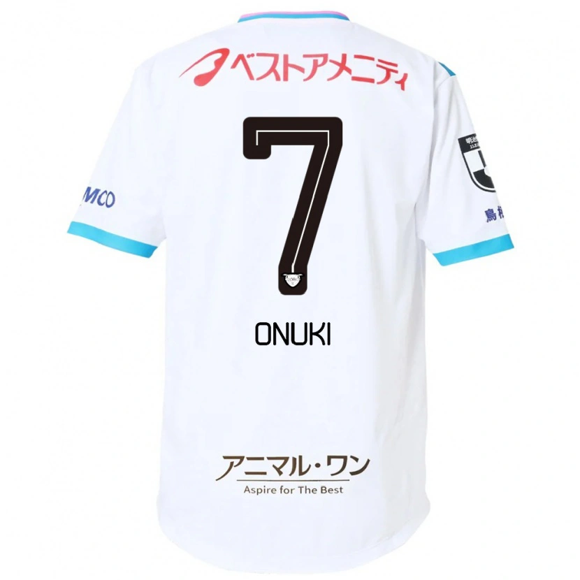 Danxen Kinderen Tentaro Onuki #7 Wit Roze Uitshirt Uittenue 2025/26 T-Shirt