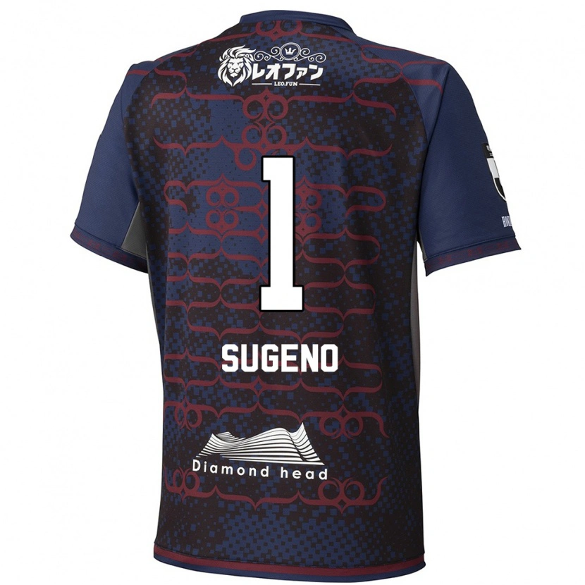 Danxen Kinderen Takanori Sugeno #1 Blauw Rood Uitshirt Uittenue 2025/26 T-Shirt