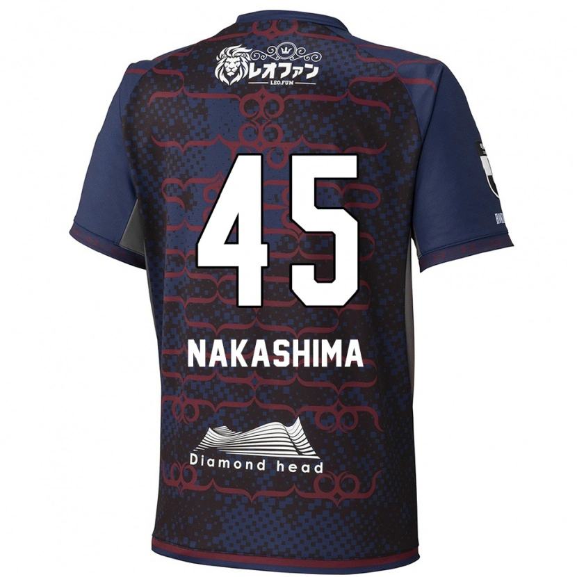 Danxen Kinderen Taika Nakashima #45 Blauw Rood Uitshirt Uittenue 2025/26 T-Shirt