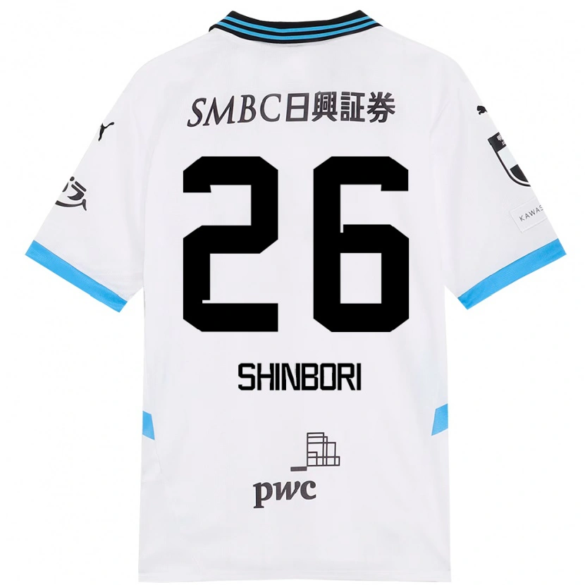 Danxen Kinderen Kakeru Shinbori #26 Wit Hemelsblauw Uitshirt Uittenue 2025/26 T-Shirt