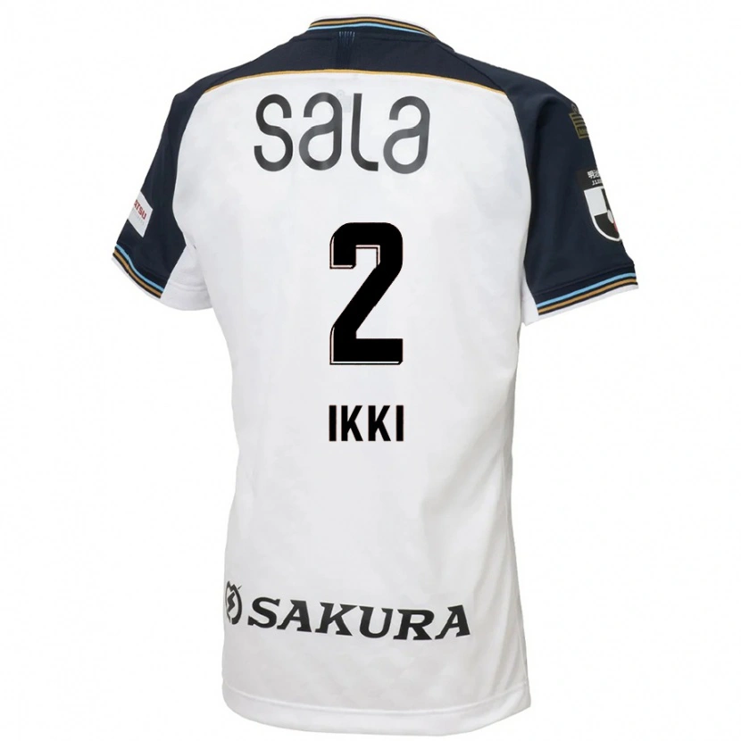 Danxen Kinderen Ikki Kawasaki #2 Wit Zwart Uitshirt Uittenue 2025/26 T-Shirt