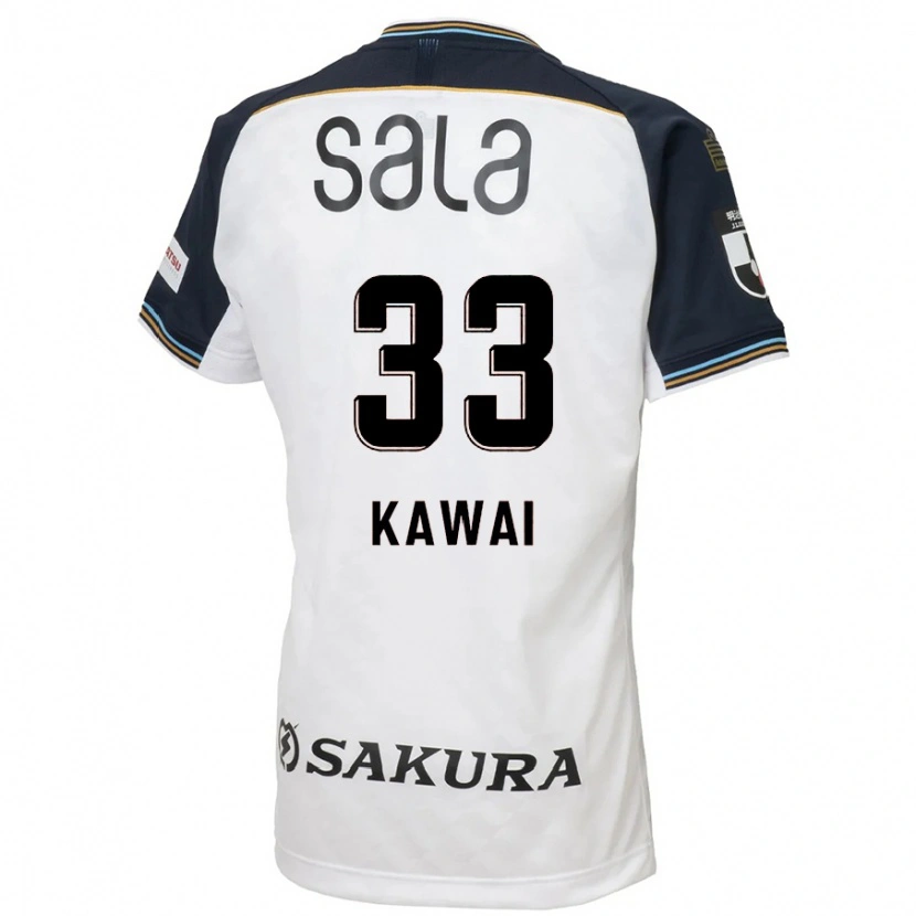 Danxen Kinderen Tokumo Kawai #33 Wit Zwart Uitshirt Uittenue 2025/26 T-Shirt