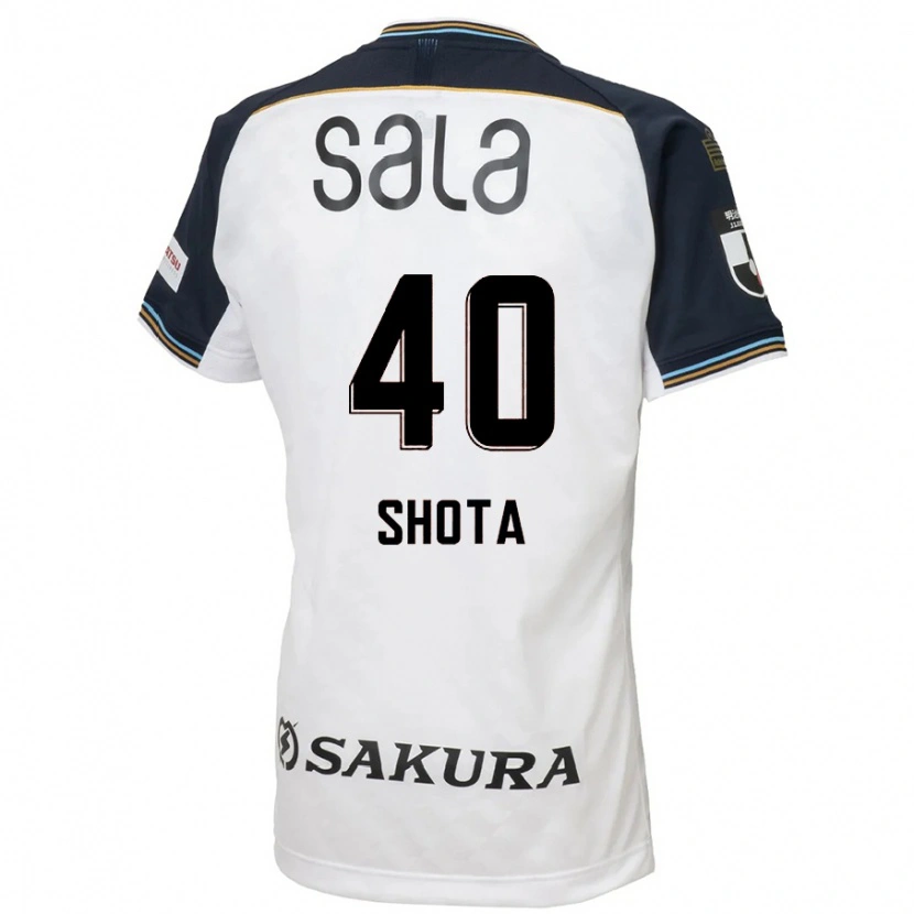 Danxen Kinderen Shota Kaneko #40 Wit Zwart Uitshirt Uittenue 2025/26 T-Shirt