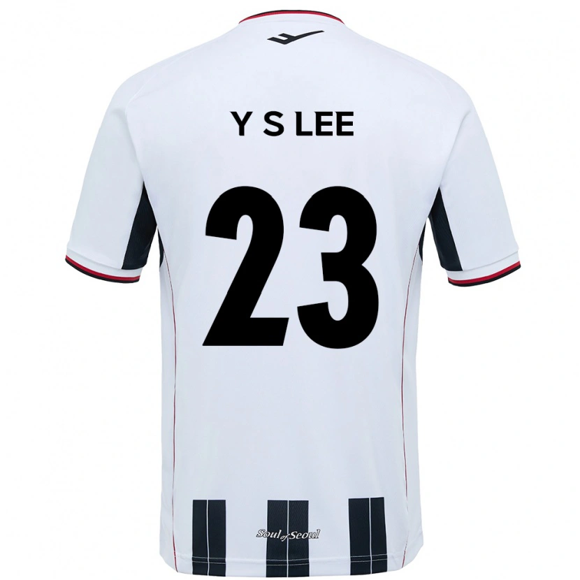 Danxen Kinderen Si-Young Lee #23 Wit Zwart Uitshirt Uittenue 2025/26 T-Shirt