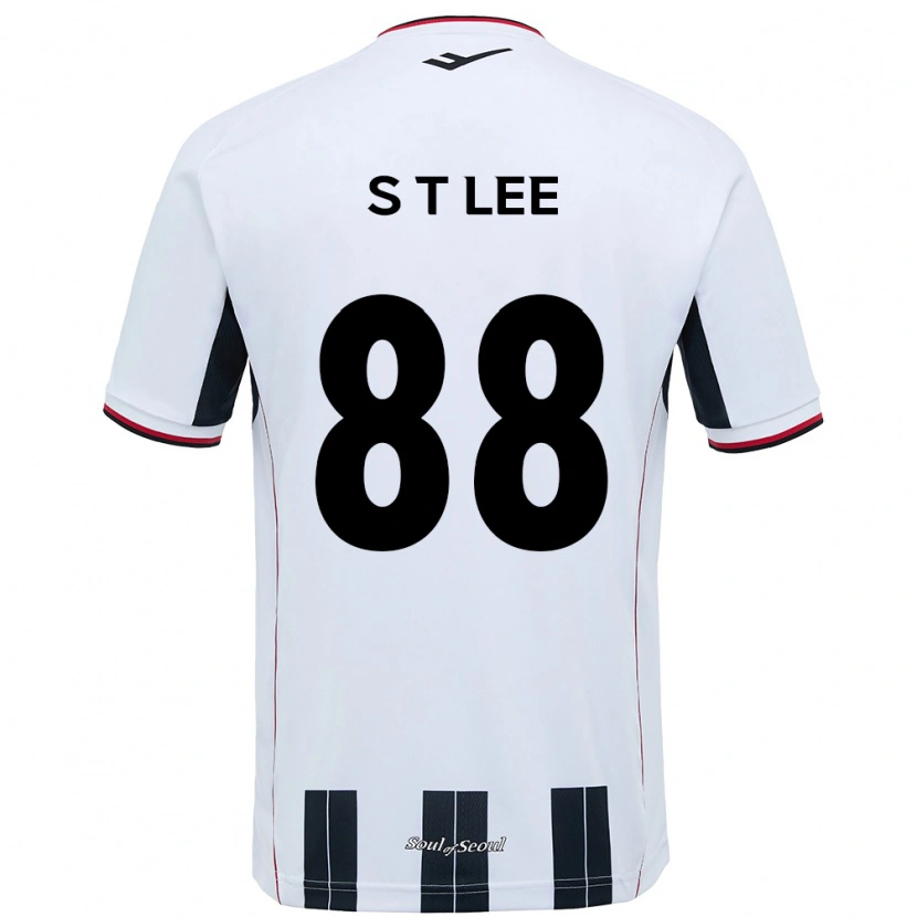 Danxen Kinderen Tae-Seok Lee #88 Wit Zwart Uitshirt Uittenue 2025/26 T-Shirt