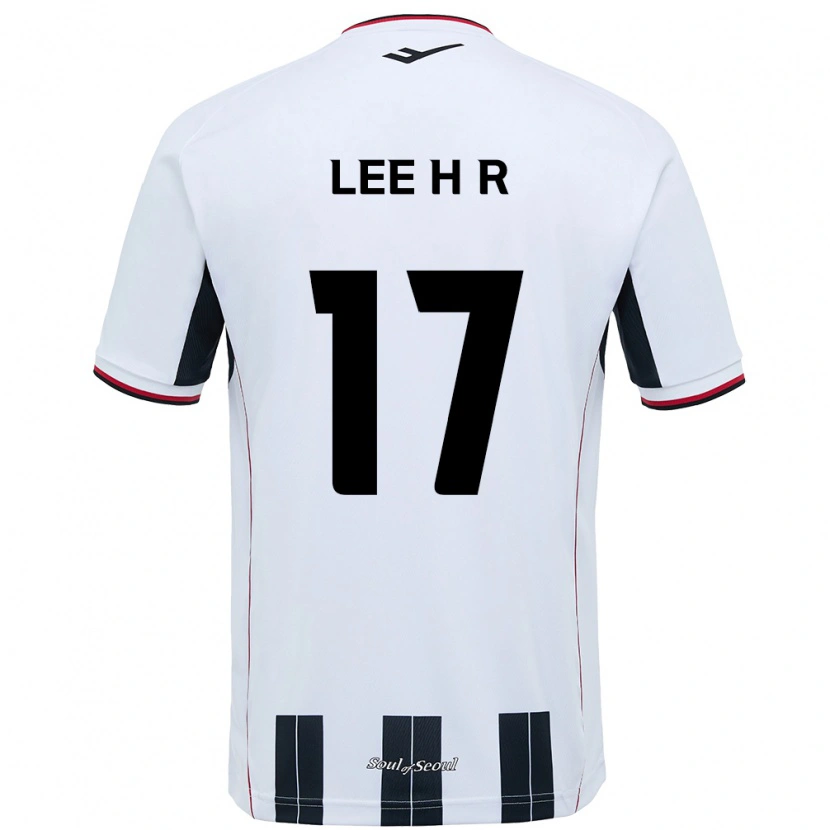 Danxen Kinderen Lee Ha-Rim #17 Wit Zwart Uitshirt Uittenue 2025/26 T-Shirt