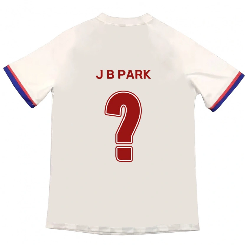 Danxen Kinderen Bae-Jong Park #0 Gebroken Wit Rood Uitshirt Uittenue 2025/26 T-Shirt