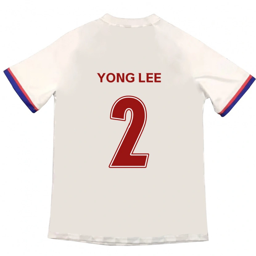 Danxen Kinderen Yong Lee #2 Gebroken Wit Rood Uitshirt Uittenue 2025/26 T-Shirt