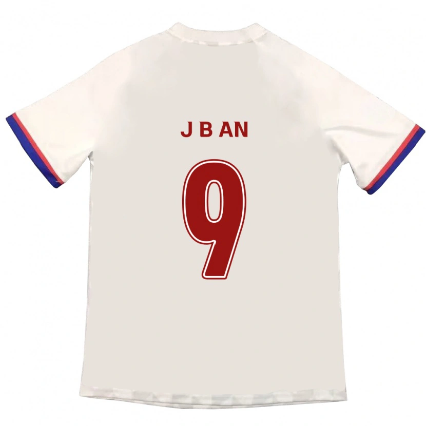 Danxen Kinderen Byong-Jun An #9 Gebroken Wit Rood Uitshirt Uittenue 2025/26 T-Shirt