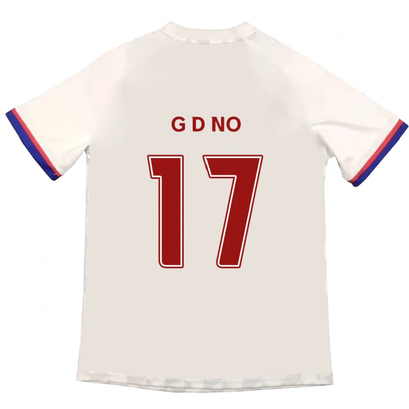 Danxen Kinderen Dong-Geon No #17 Gebroken Wit Rood Uitshirt Uittenue 2025/26 T-Shirt