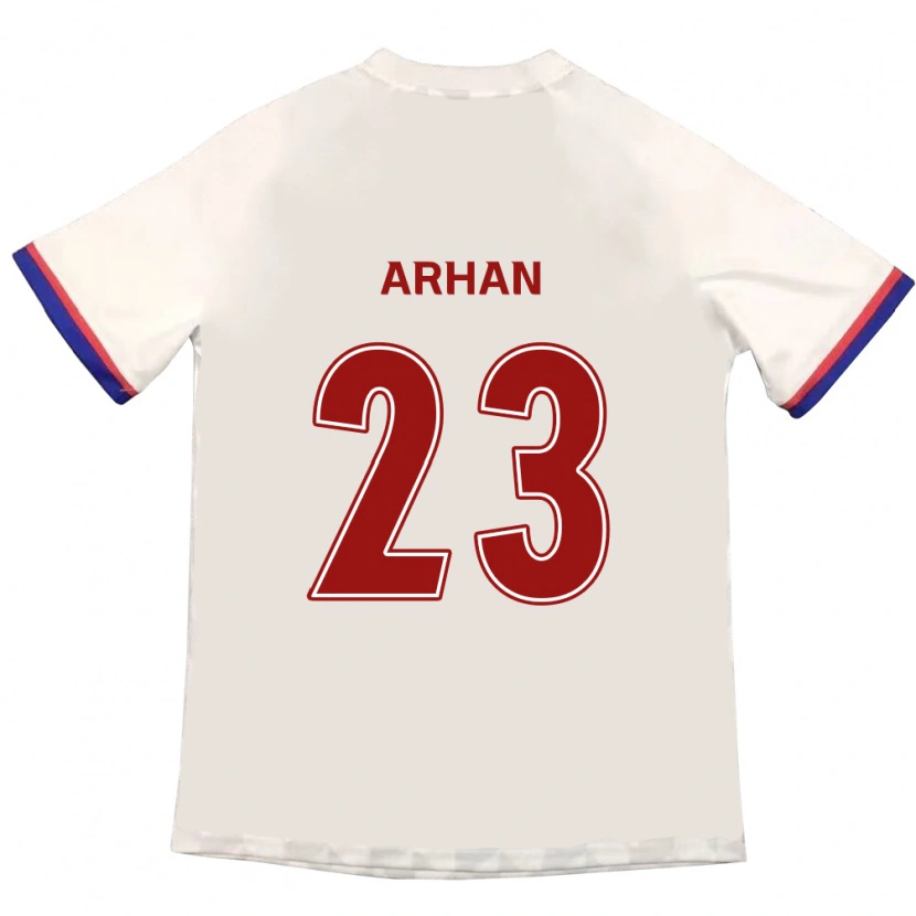 Danxen Kinderen Pratama Arhan #23 Gebroken Wit Rood Uitshirt Uittenue 2025/26 T-Shirt