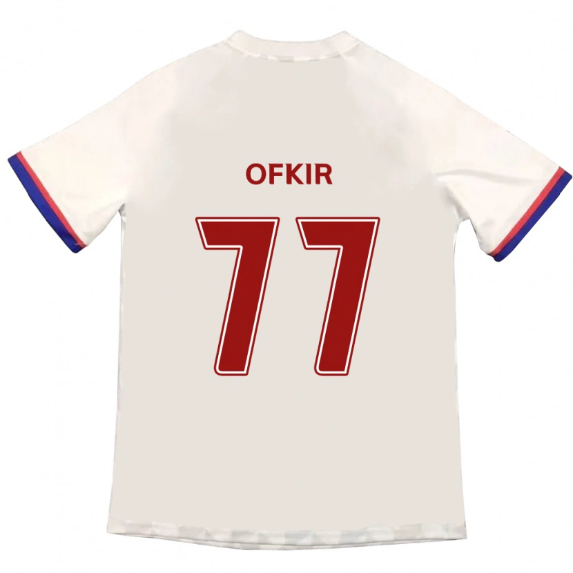 Danxen Kinderen Mohamed Ofkir #77 Gebroken Wit Rood Uitshirt Uittenue 2025/26 T-Shirt