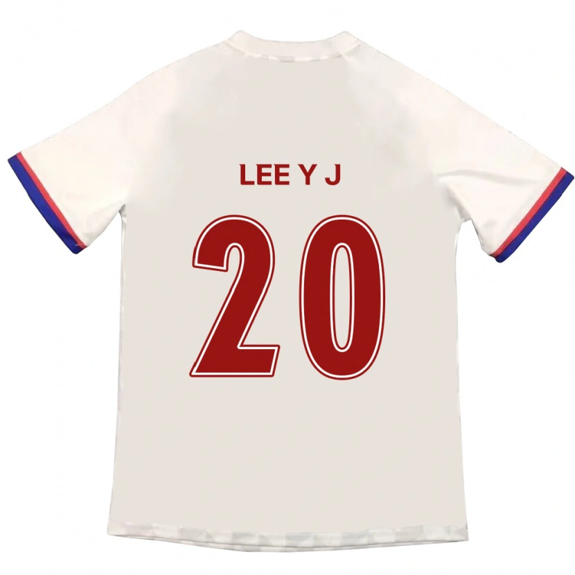 Danxen Kinderen Lee Yu-Jin #20 Gebroken Wit Rood Uitshirt Uittenue 2025/26 T-Shirt