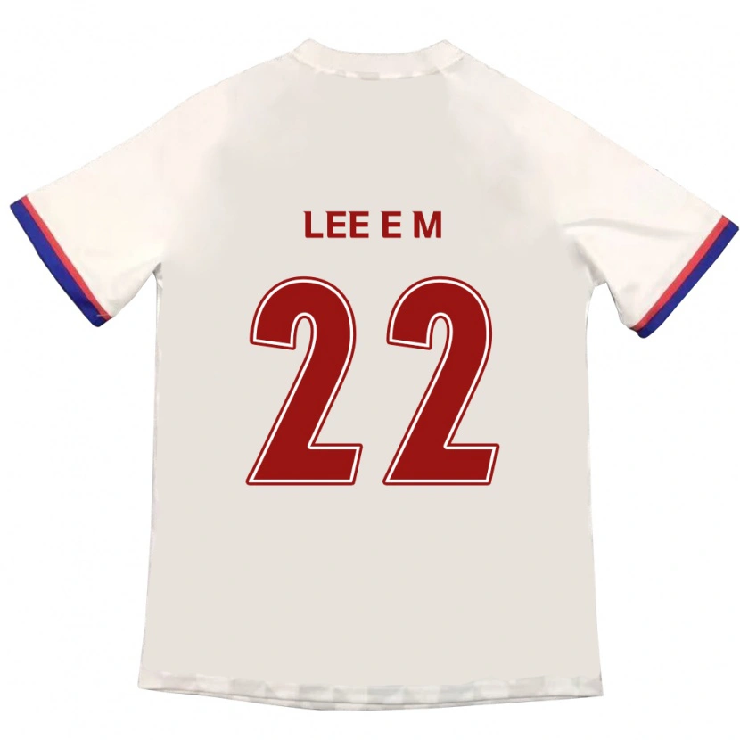 Danxen Kinderen Lee Eun-Mi #22 Gebroken Wit Rood Uitshirt Uittenue 2025/26 T-Shirt