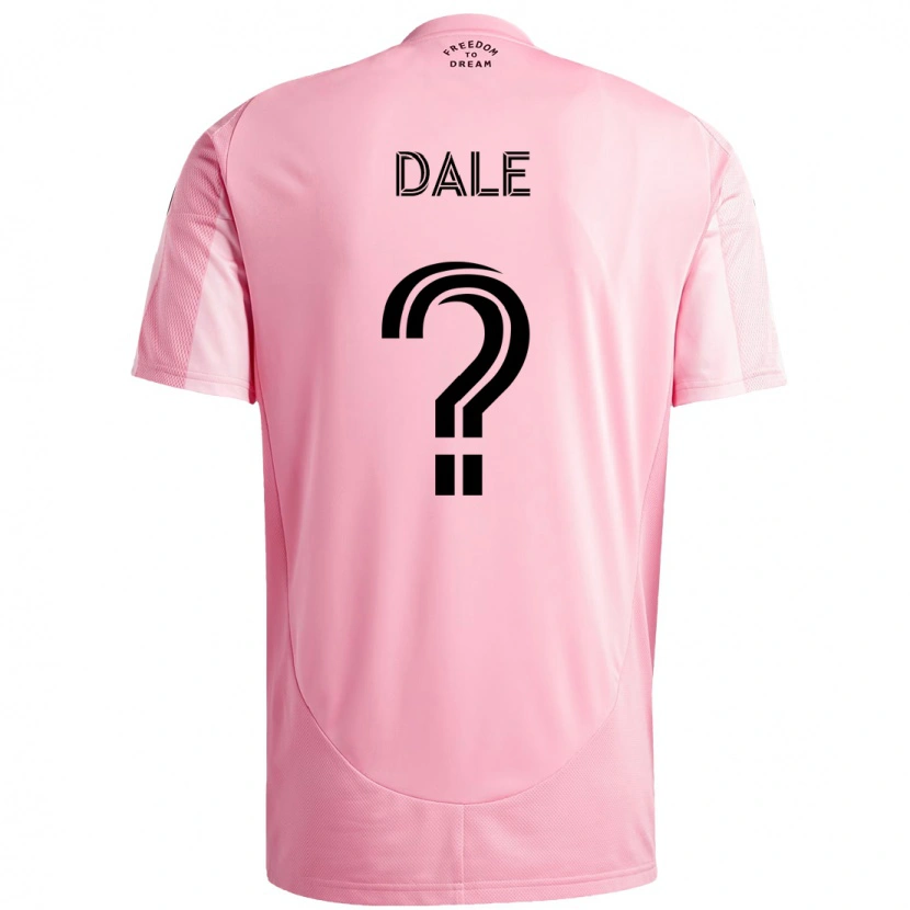Danxen Heren Connor Dale #0 Roze Zwart Thuisshirt Thuistenue 2025/26 T-Shirt
