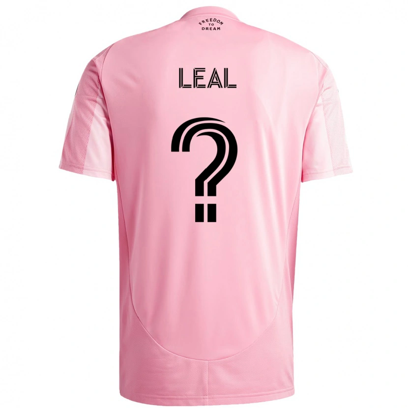 Danxen Heren Gabriel Leal #0 Roze Zwart Thuisshirt Thuistenue 2025/26 T-Shirt