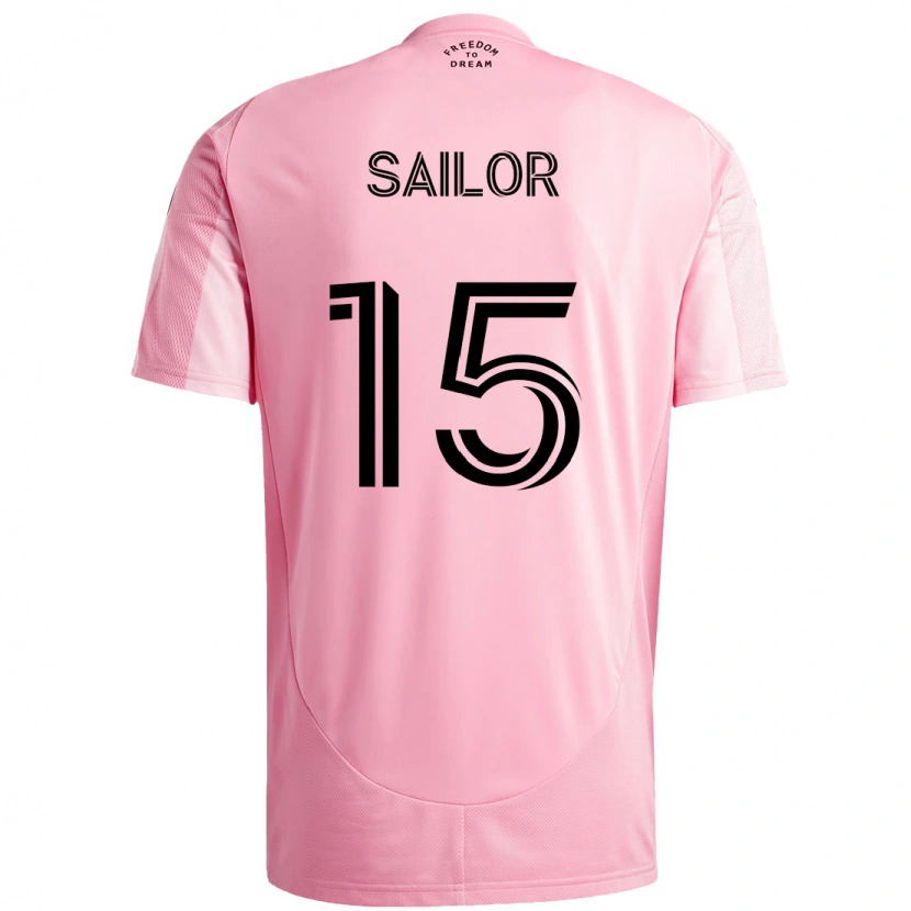 Danxen Heren Ryan Sailor #15 Roze Zwart Thuisshirt Thuistenue 2025/26 T-Shirt